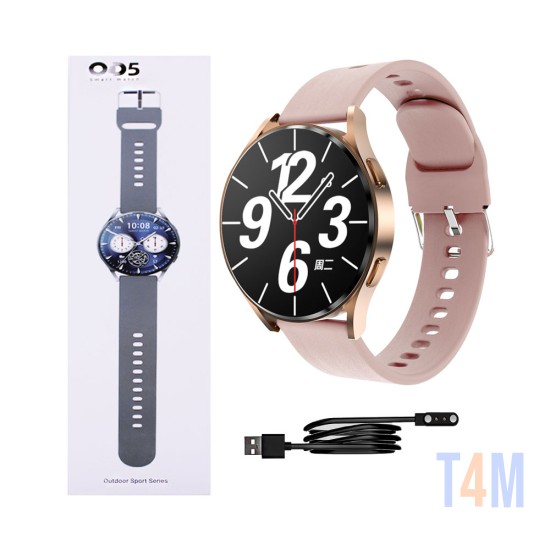 Smartwatch OD5 1,36" (Versão de Chamada) Rosa